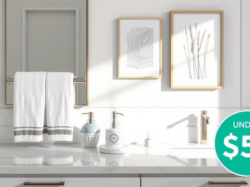 Best Affordable Bathroom Decor Accessories Under $50