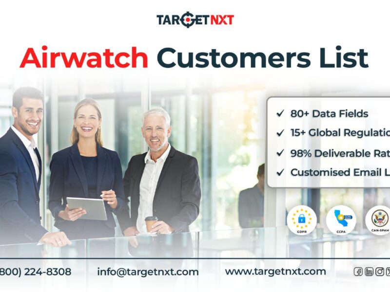 Support & Secure Your B2B Campaigning Using Our Airwatch Customers List!