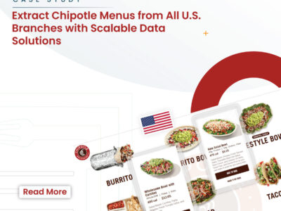 Extract Chipotle Menus from All U.S. Branches