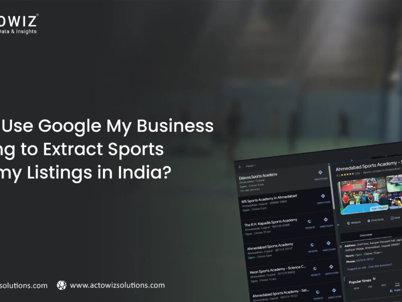 Google My Business Scraping for Sports Academies in India