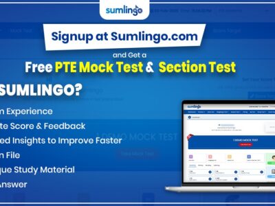 Free PTE Mock Test - Boost Your Preparation with Sumlingo!