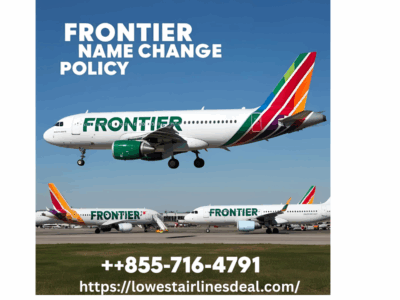 frontier airlines name change policy