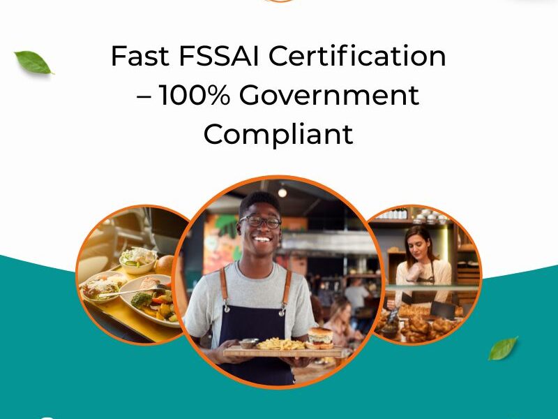 Fast FSSAI Certification – 100% Government Compliant