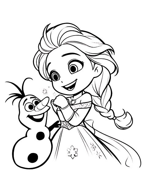 Frozen Coloring Pages