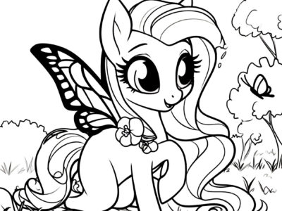 My Little Pony coloring pages printable PDF free