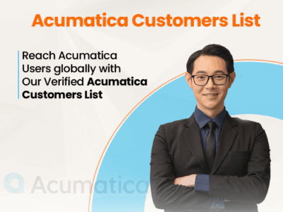Reach Acumatica Users globally with Our Verified Acumatica Customers List