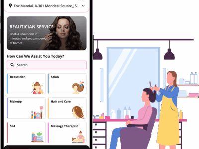 Beautician Booking App Development