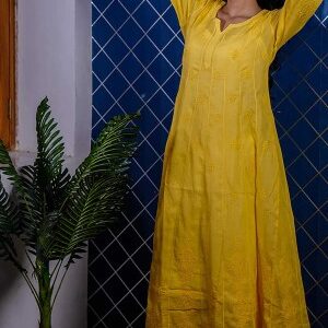 Buy online chikan kurti, chikankari - Nazrana Chikan