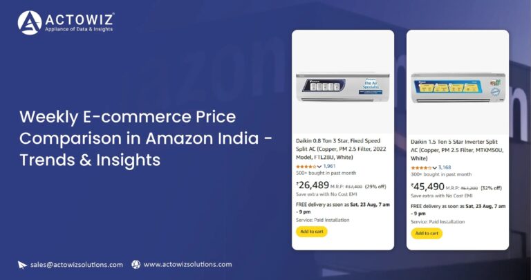 Weekly E commerce Price Comparison in Amazon India Trends Insights 01 768x405