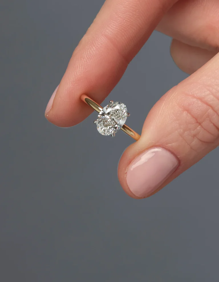 2ct oval HH Gold band 11 1 768x991