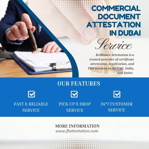 Commercial document attestation in Dubai