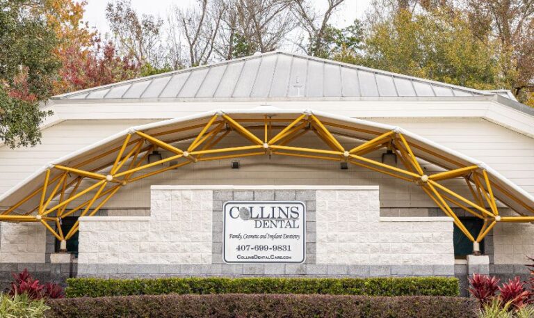 Exterior view of Collins Dental office in Winter Springs 768x457