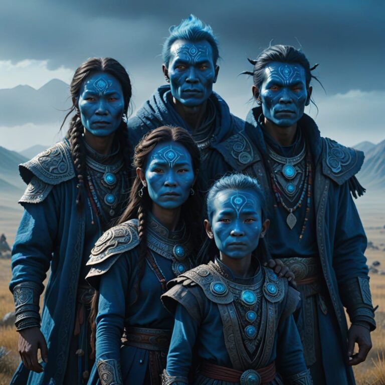 The Mystery of the Kazakh Plateau and Their Remarkable Blue Skin1 768x768