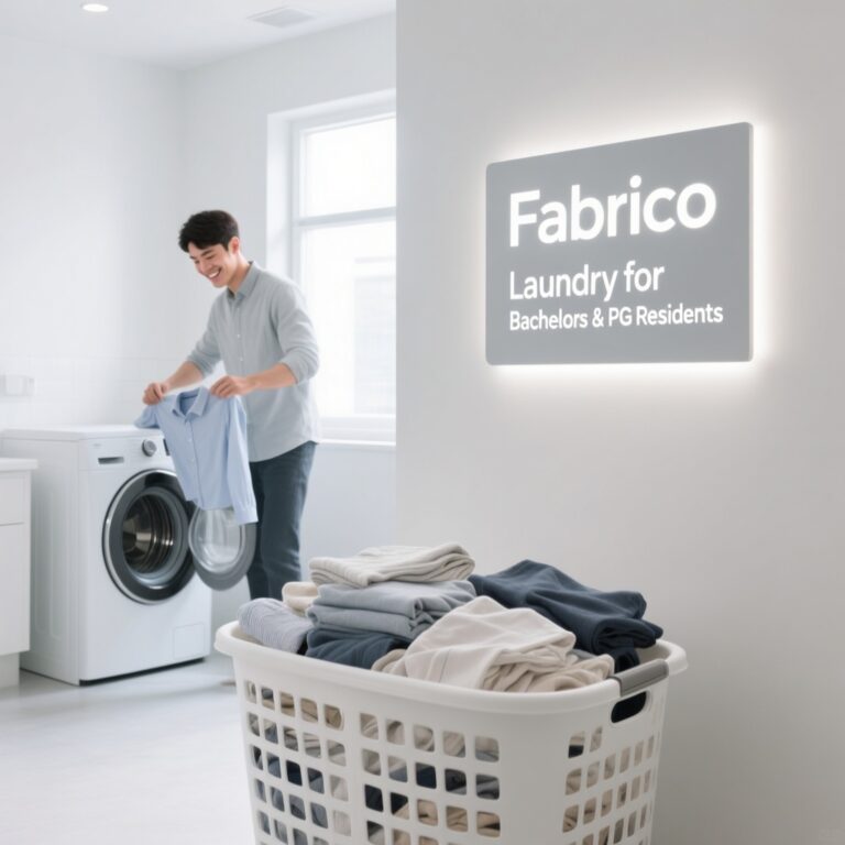 Laundry in Gurgaon for Bachelors PG Residents Fabrico Makes It Easy 768x768