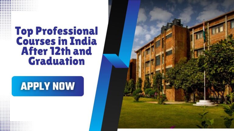 Top Professional Courses in India After 12th and Graduation 768x432