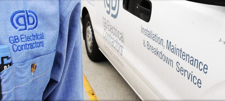 GB Electrical Electrician Newcastle Hunter Valley industrial Control machine catering lifts contractor banner crop 768x345