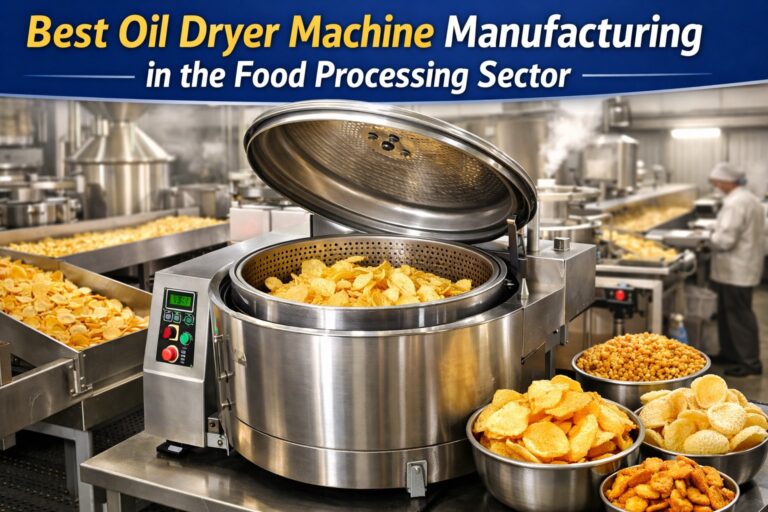 Best Oil Dryer Machine Manufacturing in the Food Processing Sector 768x512