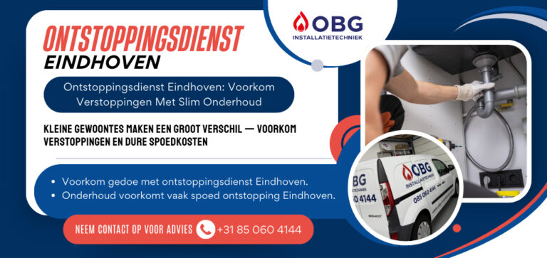 ontstoppingsdienst Eindhoven 768x363