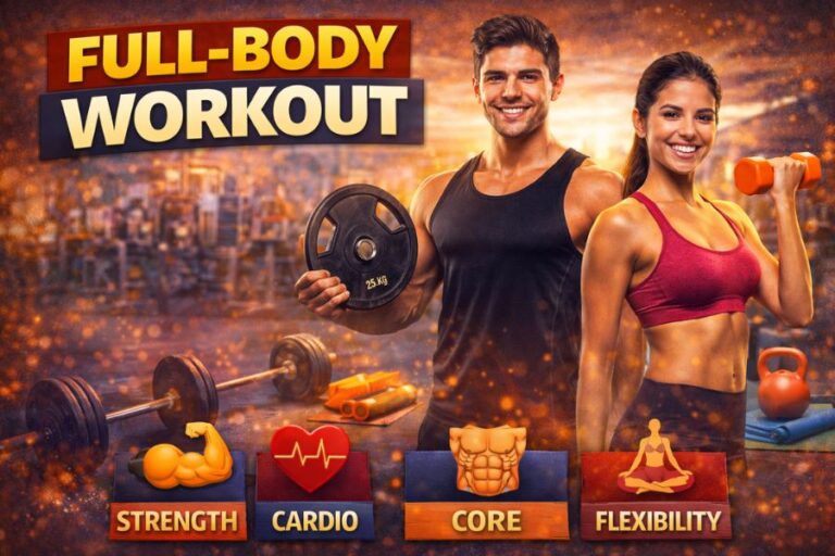 Full body workout plan 768x512