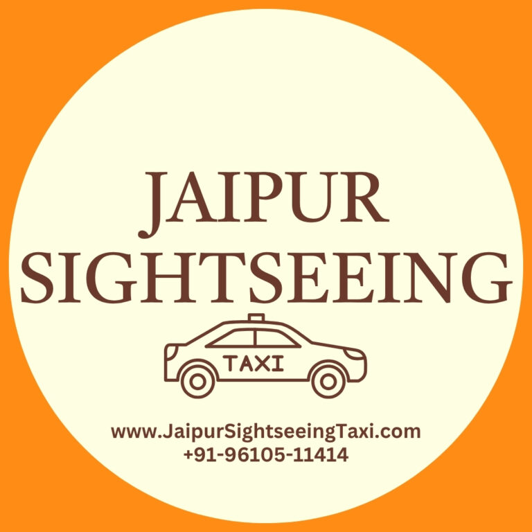 jaipur sightseeing taxi logo orange 768x768